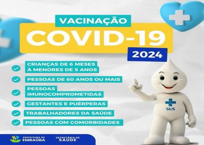 Fique atento à vacinação contra Covid-19